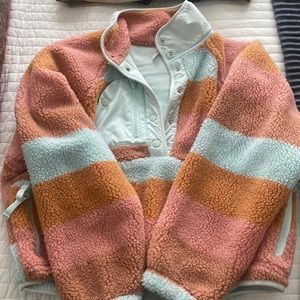 Free People Hit The Slopes Printed Pullover XS